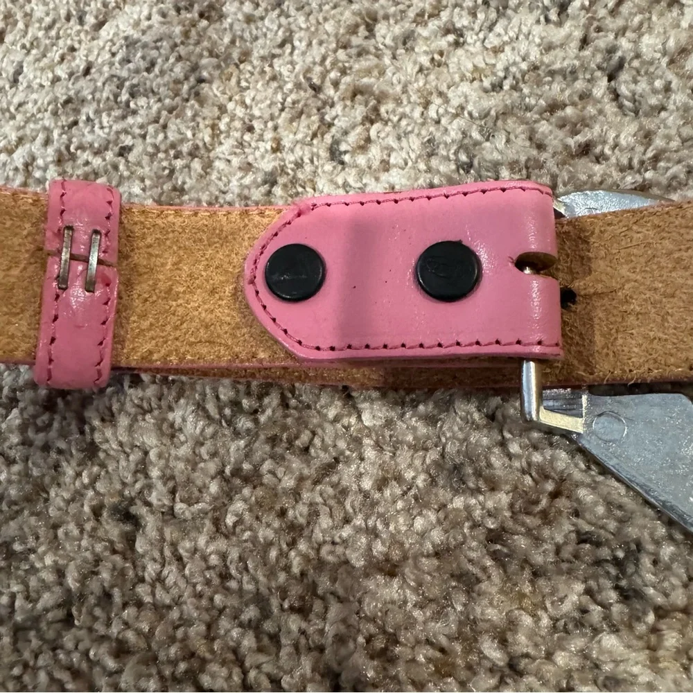 Justin Boots pink tooled